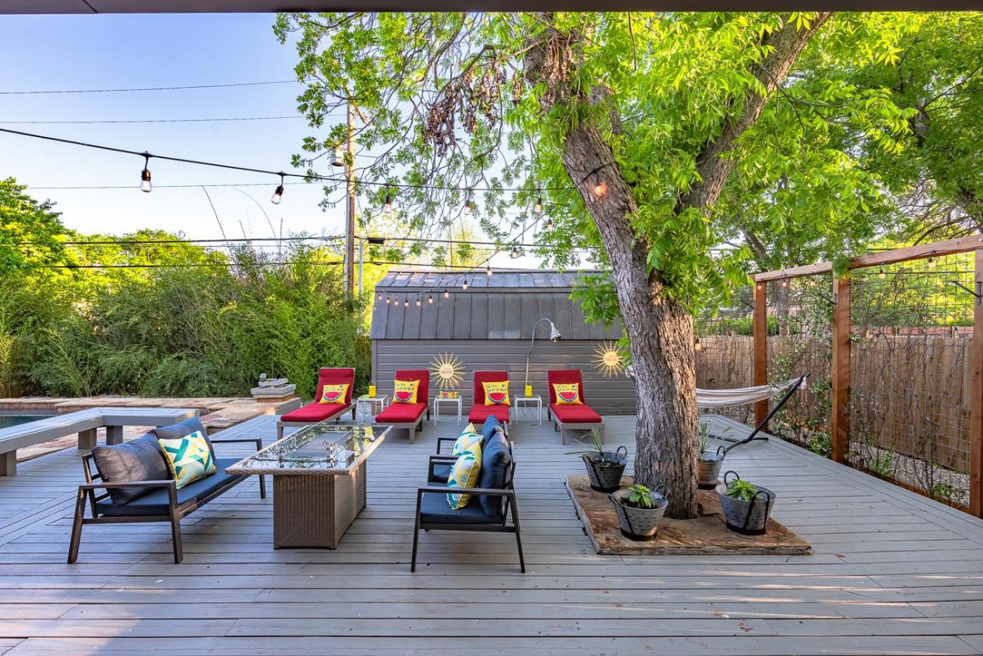 Serene Pool & Firepit In Stunning Home By Airport San Antonio Luaran gambar